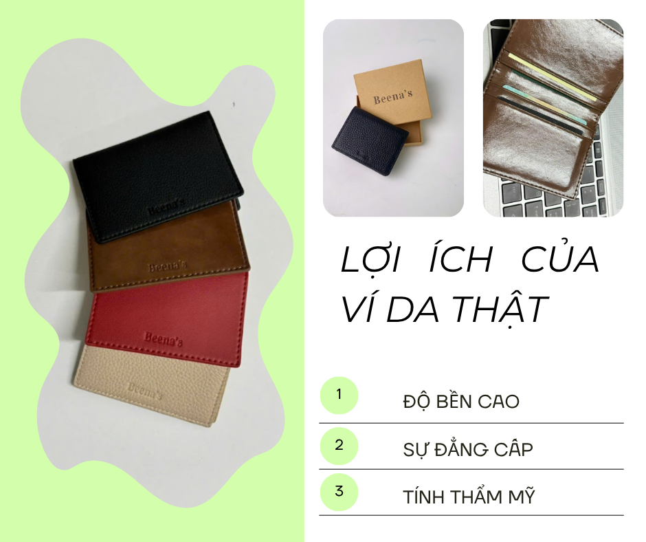 Ví da nữ – Sự kết hợp giữa thời trang và tiện ích.