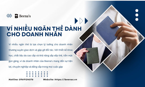 Ví nhiều ngăn thẻ dành cho doanh nhân