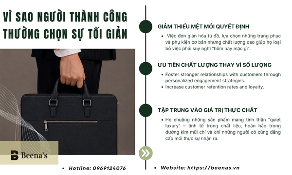 Vì sao người thành công thường chọn sự tối giản