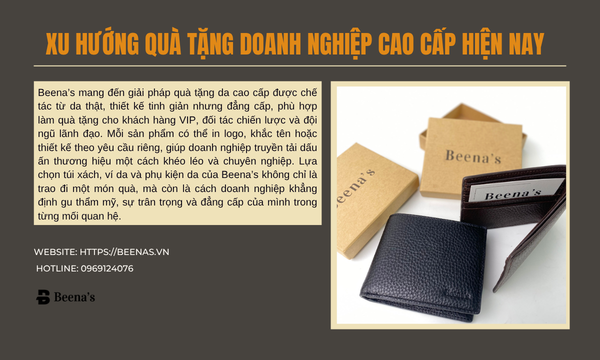 Xu hướng quà tặng doanh nghiệp cao cấp hiện nay