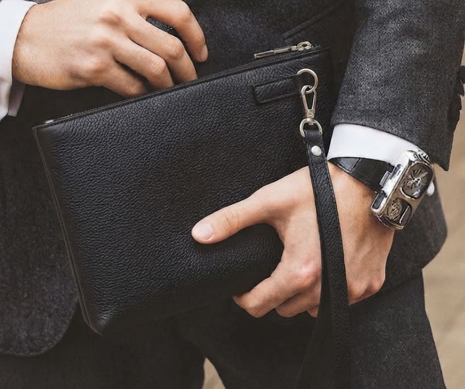 Xu Hướng Ví Clutch Nam Mới Nhất